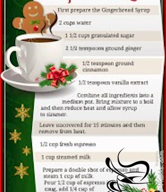 Starbucks DIY Gingerbread Latte